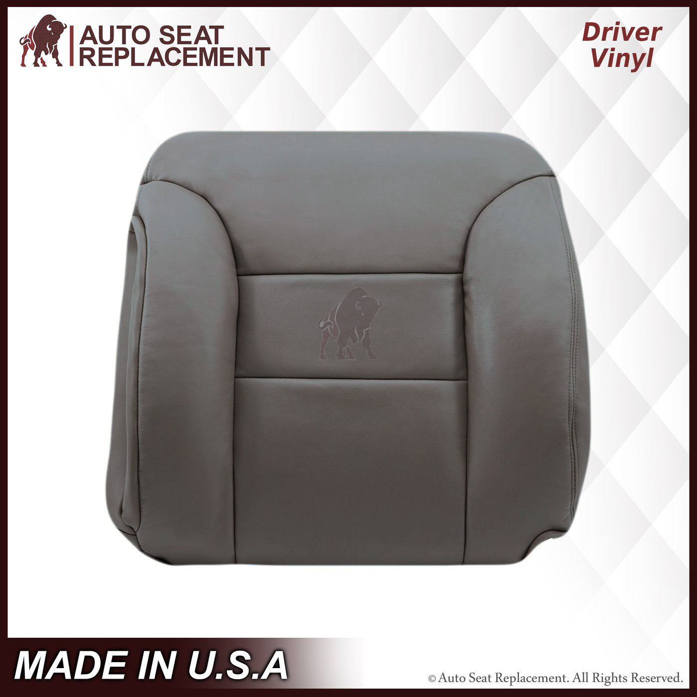 1995-1999 GMC Yukon & Suburban SLT SLE Custom Fit Seat Covers - Premium Gray Fabric for Enhanced Comfort & Protection - Perfect for Road Trips, Daily Commutes & Off-Road Adventures