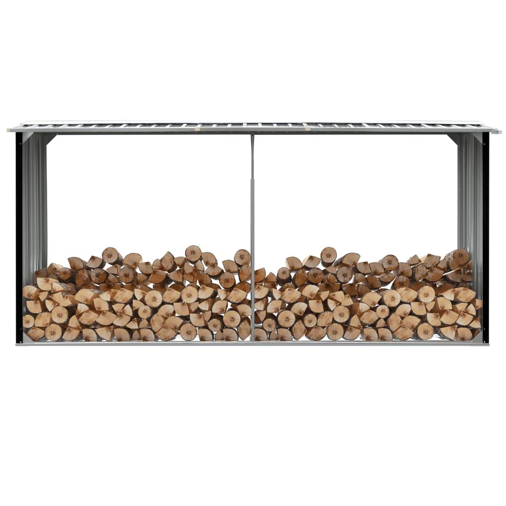 INLIFE Galvanized Steel Garden Storage Shed - 129.9