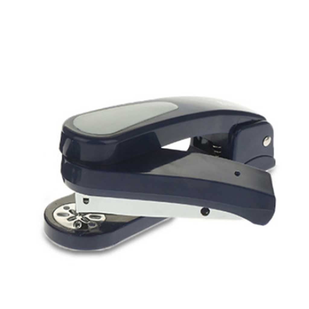 JHHDP Rotary Medium Stapler - No-Staple Paper Binding for 20 Pages, 45 Degree Rotation - Perfect for School, Office & Home Use (Black)