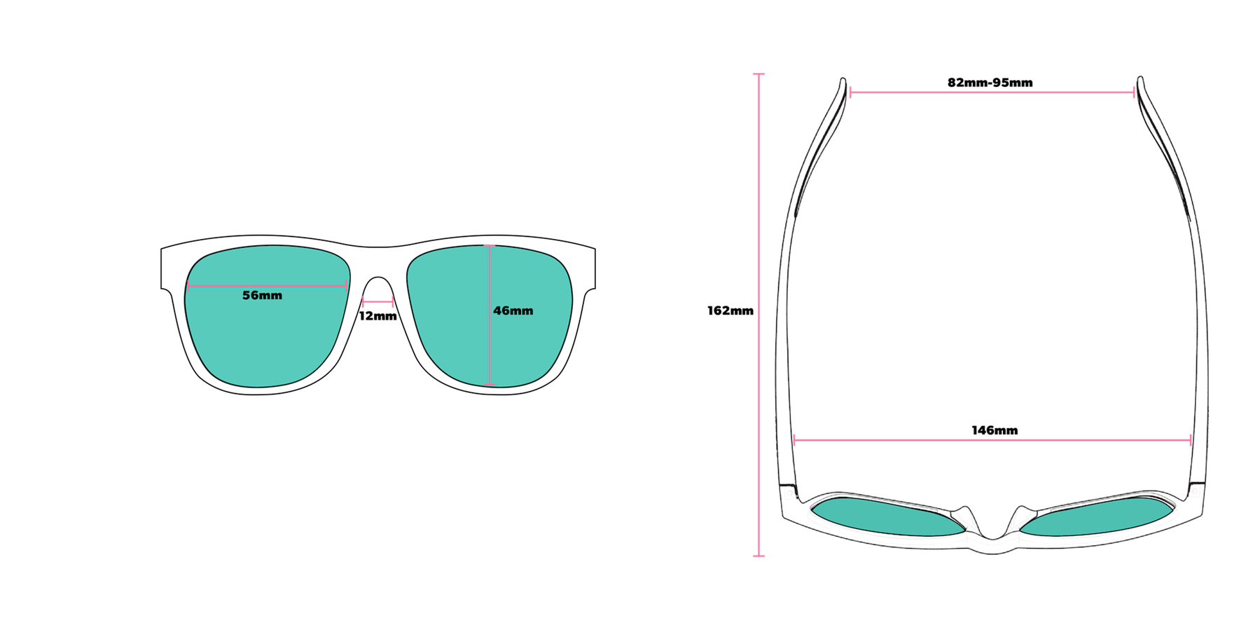 Goodr Mint Julep Electroshocks Polarized Sunglasses - UV Protection Sports Running Cycling Glasses for Men & Women - Perfect for Outdoor Activities, Beach, Driving and Travel
