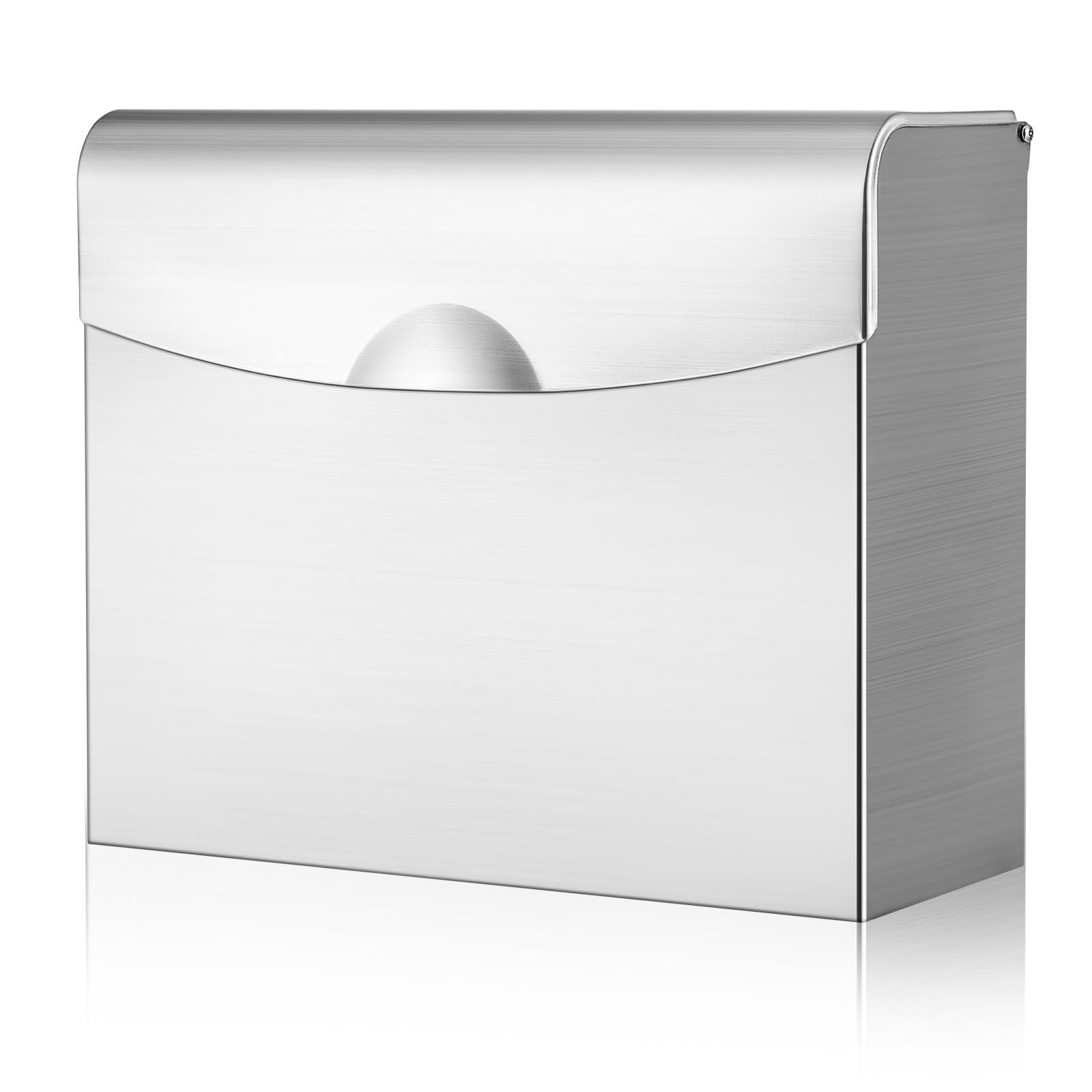 Tioncy Stainless Steel Sanitary Napkin Disposal Bin - Wall Mounted Feminine Hygiene Waste Container for Tampons & Pads (Silver) | Ideal for Bathrooms, Restrooms & Women's Washrooms