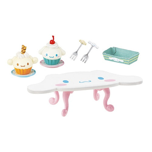 Sanrio Cinnamoroll Miniature Dollhouse Furniture Set - Kawaii Room Decor for Collectors | Perfect for Doll Display, Photography & Kawaii Home Decoration