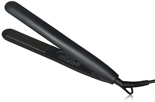 HERA 1 Inch Ceramic Flat Iron for Hair Straightening - Black Professional Hair Styler for Smooth & Shiny Hair at Home or Salon