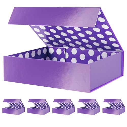 Purple-13x9.7x3.4-Pack of 6