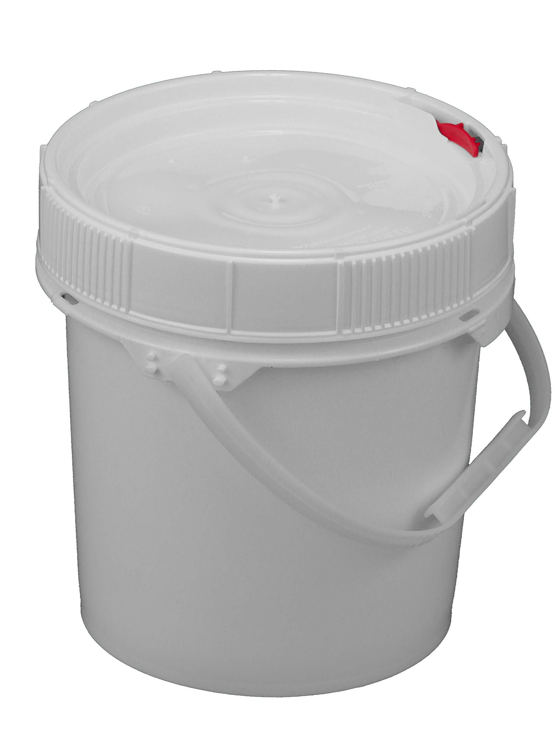 7 Screw Top Life Latch 62 mil Buckets - 1.25 Gallon White Lids | Food Storage, Paint Mixing, Home Organization & DIY Projects