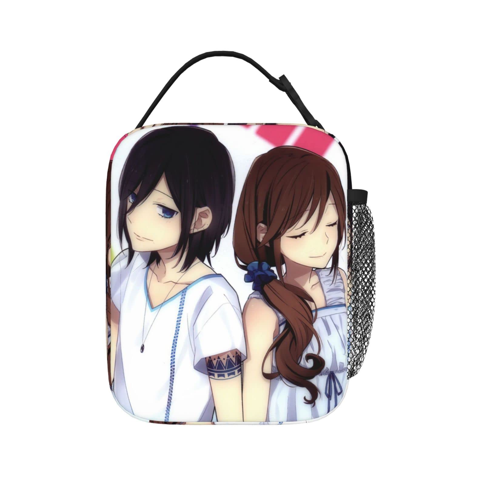 **Horimiya Anime 3D Printed Waterproof Lunch Bag - Insulated Reusable Lunch Box for School, Work, Travel, Picnic & Outdoor Activities**