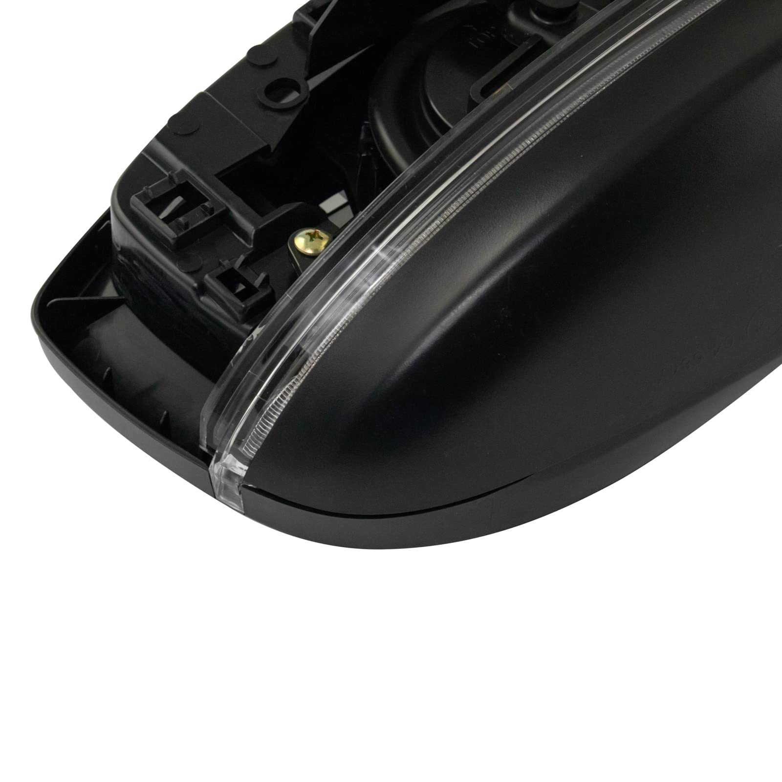 TRQ Right Side Mirror with Heat & Manual Folding - Blind Spot Indicator - Compatible with 2017-2023 Mazda CX-5 (MA1321200) - Perfect for Winter Driving & Enhanced Safety