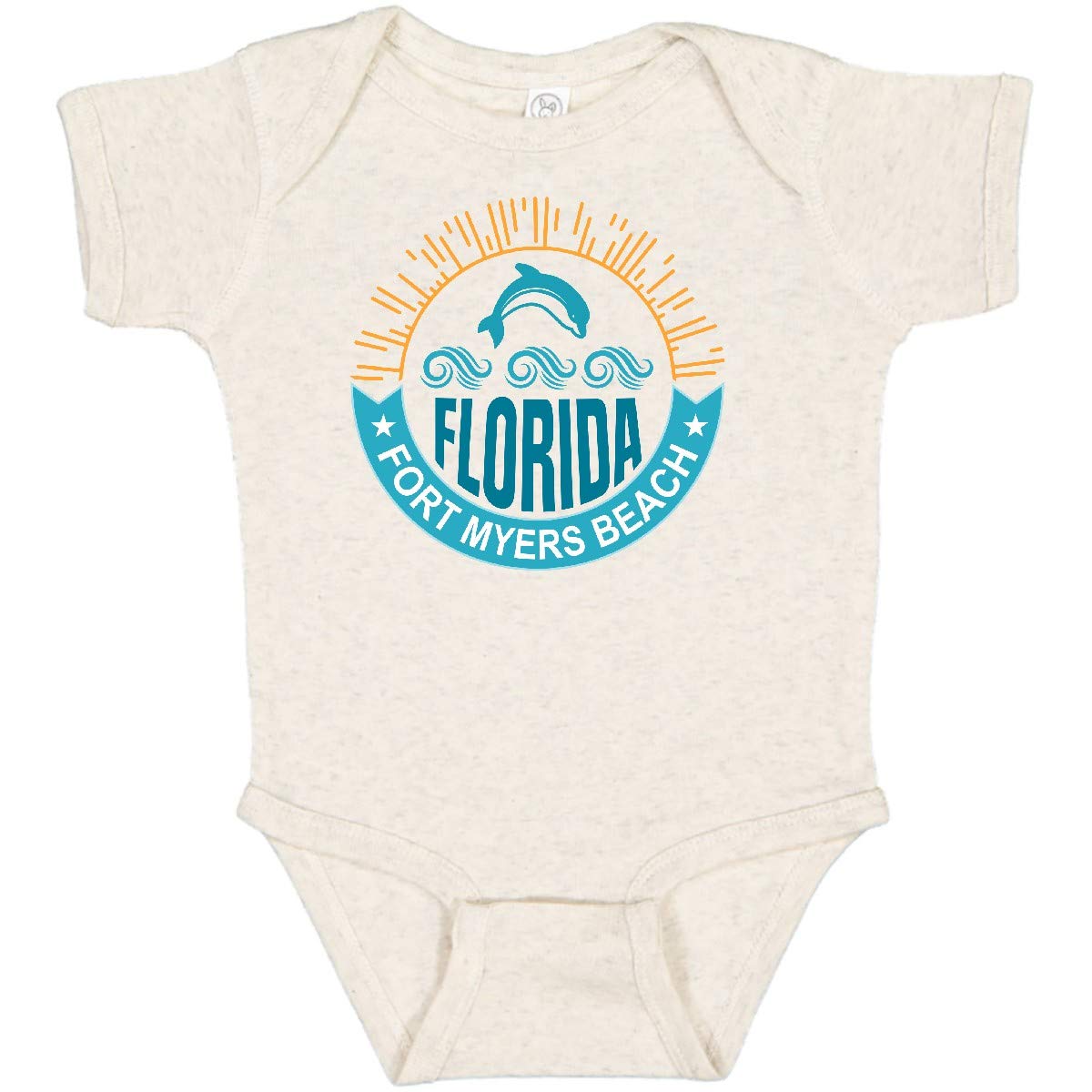 Inktastic Fort Myers Beach Florida Vacation Baby Bodysuit - Cute Florida Souvenir Outfit for Infants & Toddlers - Perfect for Beach Trips, Family Photos & Vacation Memories