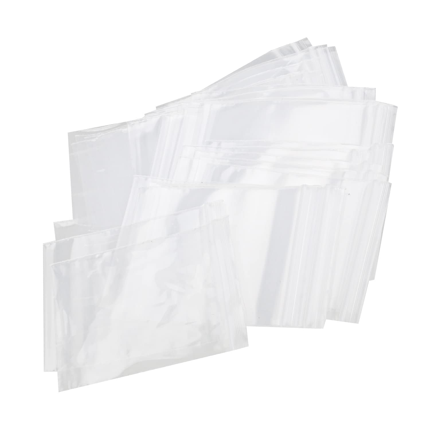 Othmro 100-Count 3x2 Inch Small Plastic Bags - Clear Resealable Ziplock Storage Bags for Jewelry, Beads, Screws & Small Items | Perfect for Crafting, Organizing & Travel Accessories