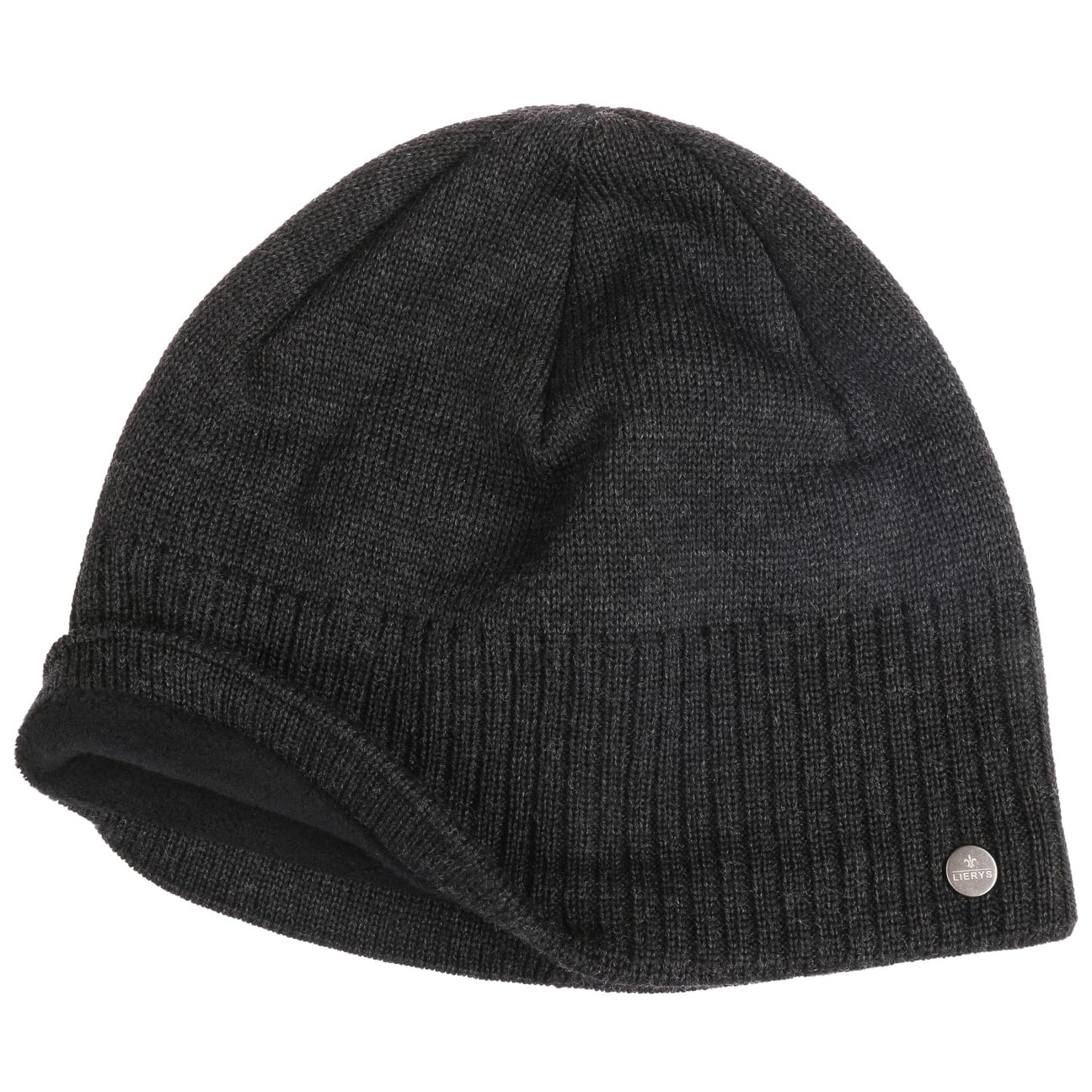 Lierys Fine Rip Merino Wool Beanie - Soft & Warm Winter Hat for Men & Women - Perfect for Skiing, Hiking & Outdoor Activities