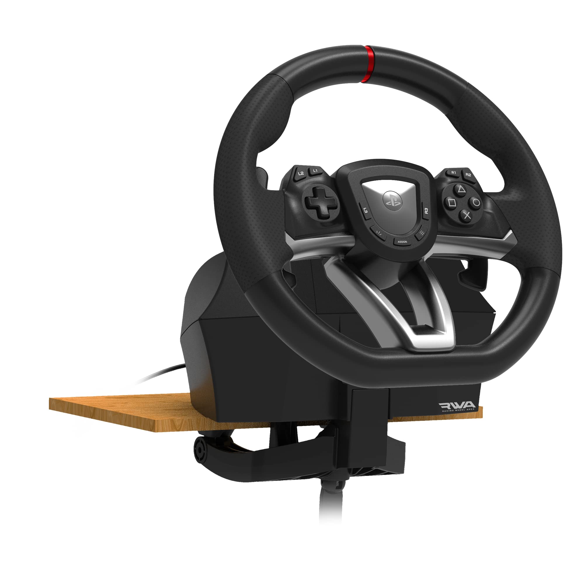 Official Licensed USB Racing Wheel & Pedals for Sony PlayStation 5 (PS5) - Compatible with PS4, PS5 & PC - New Model Supports Gran Turismo 7 - Perfect for Racing Simulation & Gaming Enthusiasts