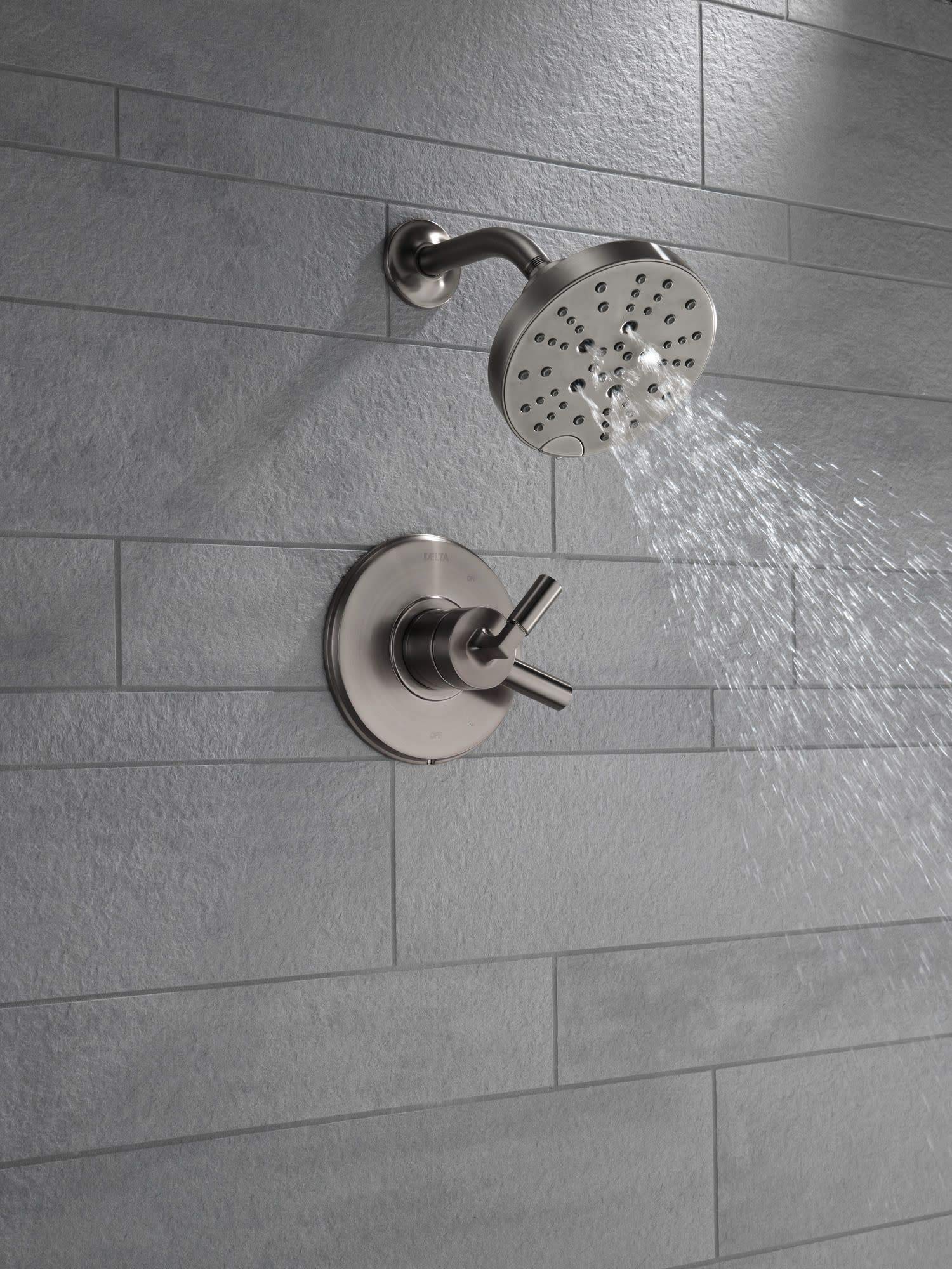 Delta T17248 Shower Only Faucet - Chrome Finish, Single Handle, Water-Saving Design for Bathroom & Shower Renovation - Perfect for Modern Homes & Apartments