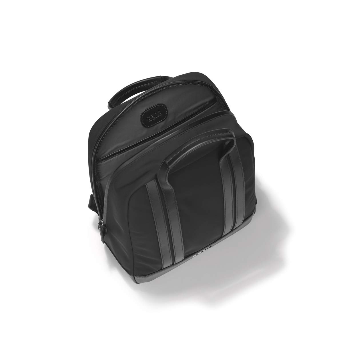 ZERO Halliburton The Journal Nylon Lightweight Backpack - Small Black Daypack for Travel, Work & School | Durable Water-Resistant Laptop Backpack for Men & Women