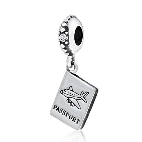 Airplane Passport Pendant