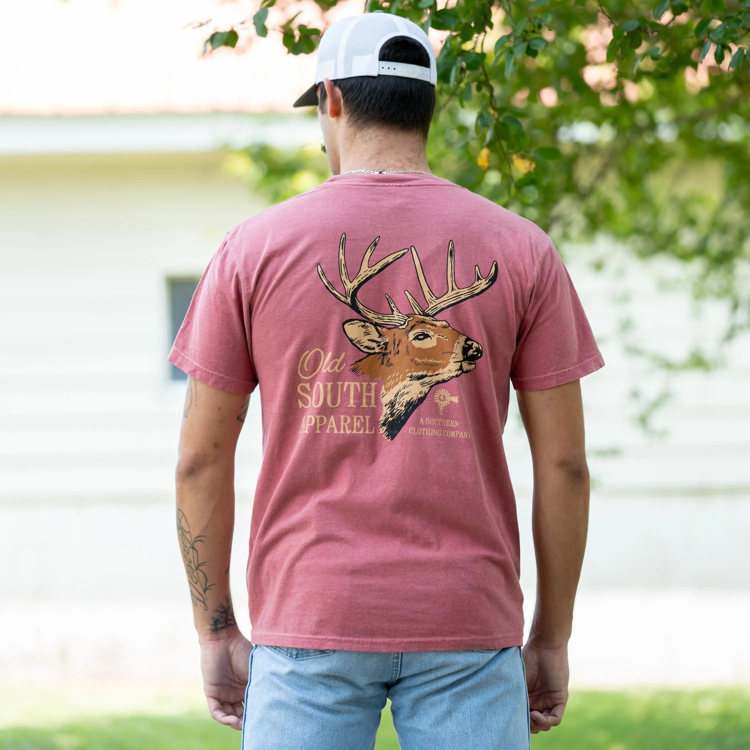 Old South Apparel Bucko Short Sleeve T-Shirt for Men - Comfortable Cotton Tee for Casual Wear, Street Style & Everyday Outfits