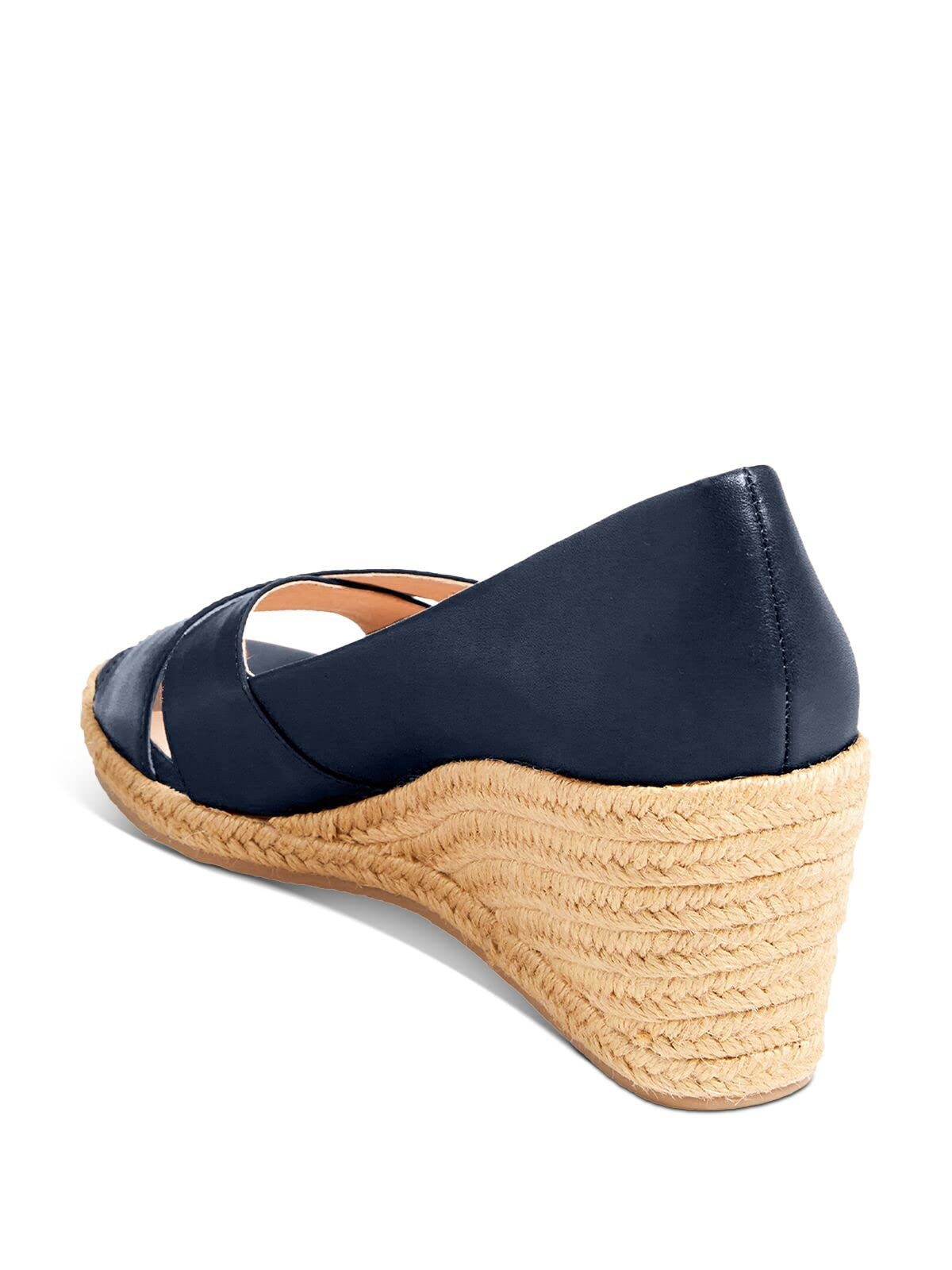 Jack Rogers Palmer Crisscross Wedge Espadrille Sandals for Women - Comfortable Summer Wedge Shoes for Beach, Wedding & Vacation