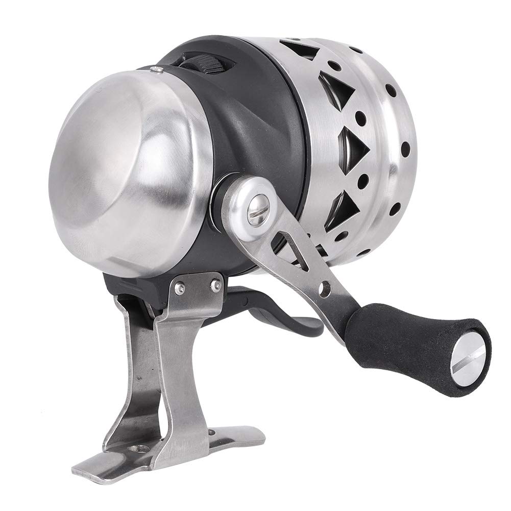 HERCHR Fishing Reel with Hand Brake - High Performance Baitcasting Reel for Lure Fishing, Rock Fishing & Archery Shooting | Durable Fishing Line Wheel Accessory for Saltwater & Freshwater Angling