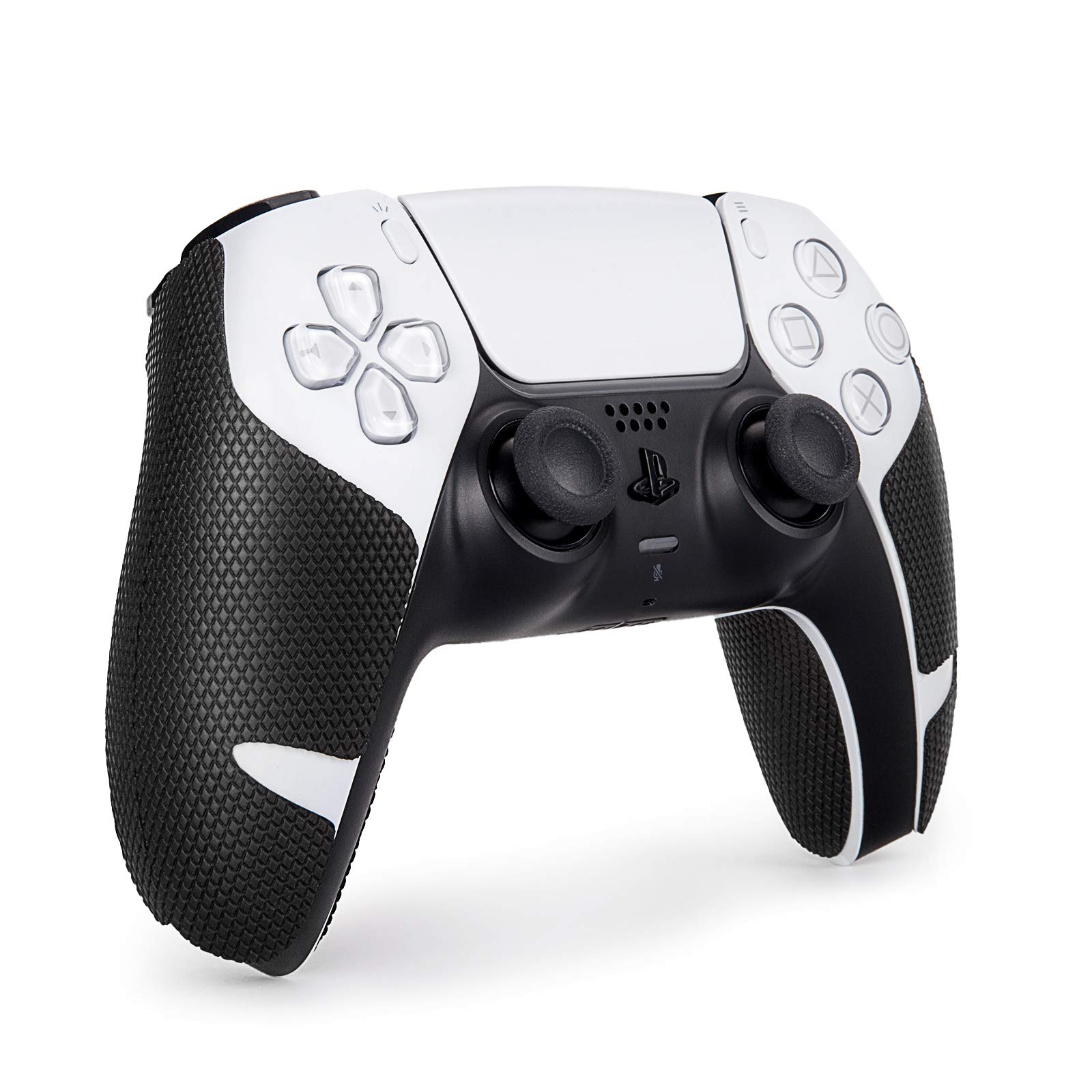 Premium Non-Slip PS5 Controller Grips - 4PC Sweat-Absorbing Handle Grips for Playstation 5 DualSense | Enhanced Grip & Comfort for Gaming | German Version | Perfect for Long Gaming Sessions & Competitive Play