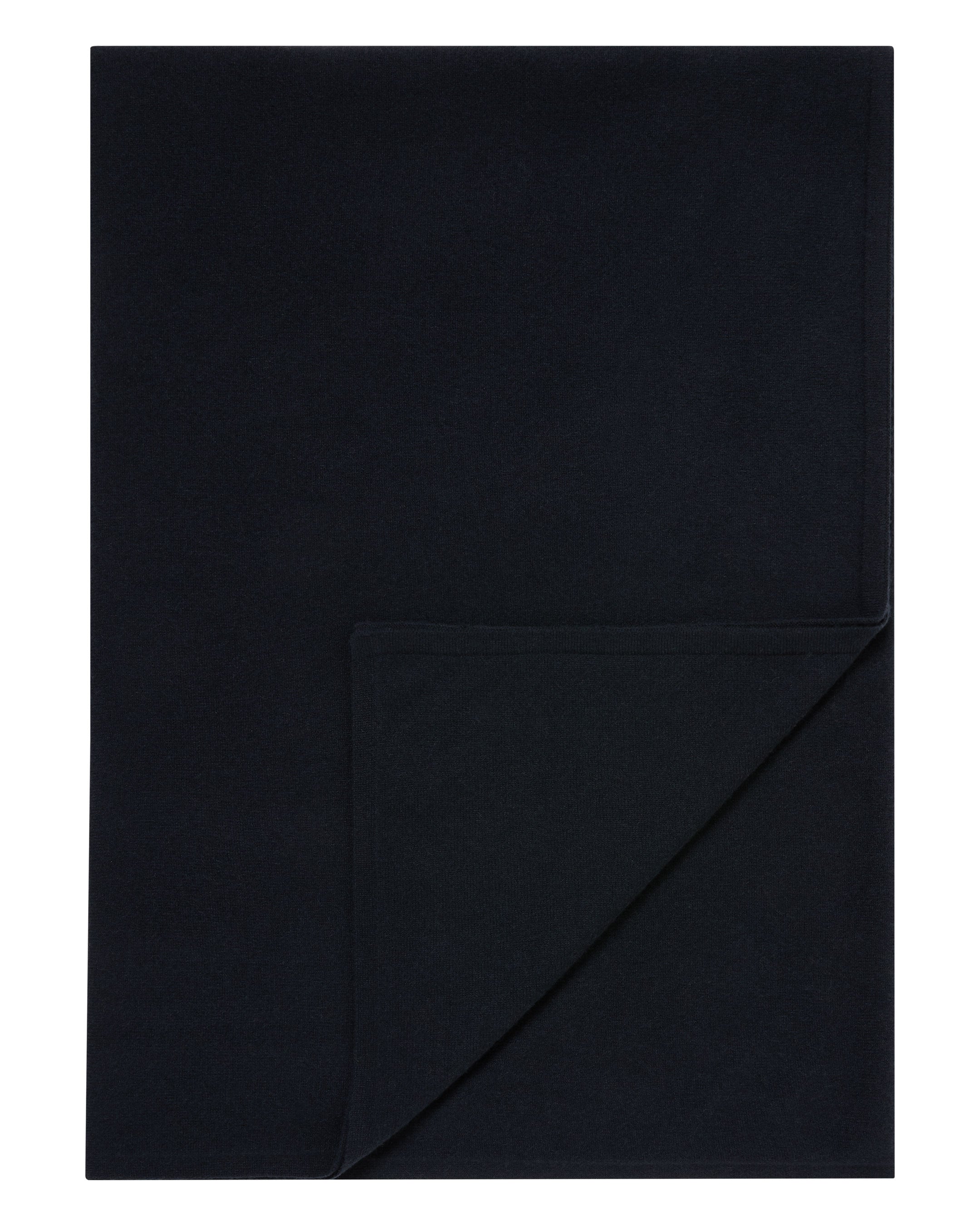 Soft & Warm Women's Lightweight Cashmere Shawl Wrap - Navy Blue Scarf for Winter, Travel & Evening Outfits