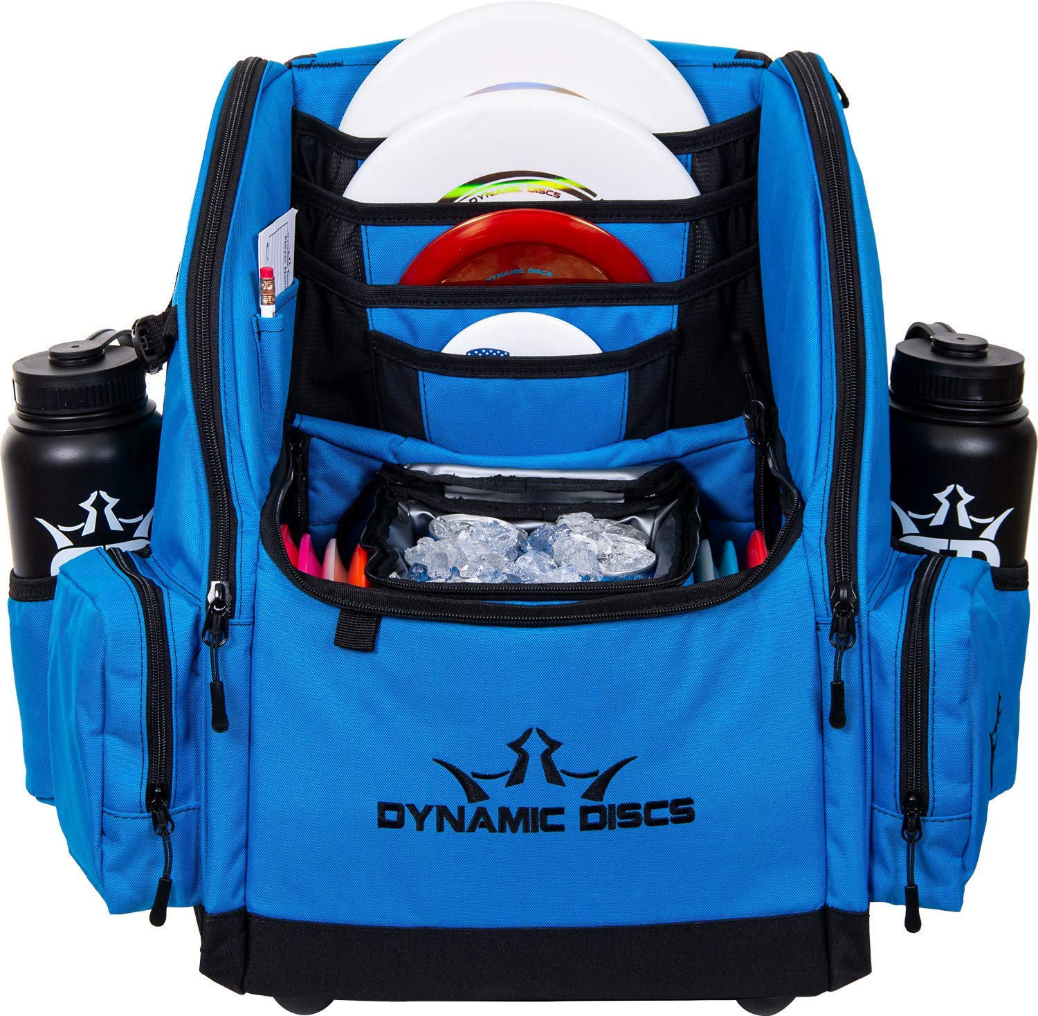 Dynamic Discs Commander Backpack - 20 Disc Capacity Disc Golf Bag with 2 Deep Storage Pockets & Water Bottle Holders | Durable Frisbee Golf Backpack for Tournaments, Practice & Outdoor Adventures