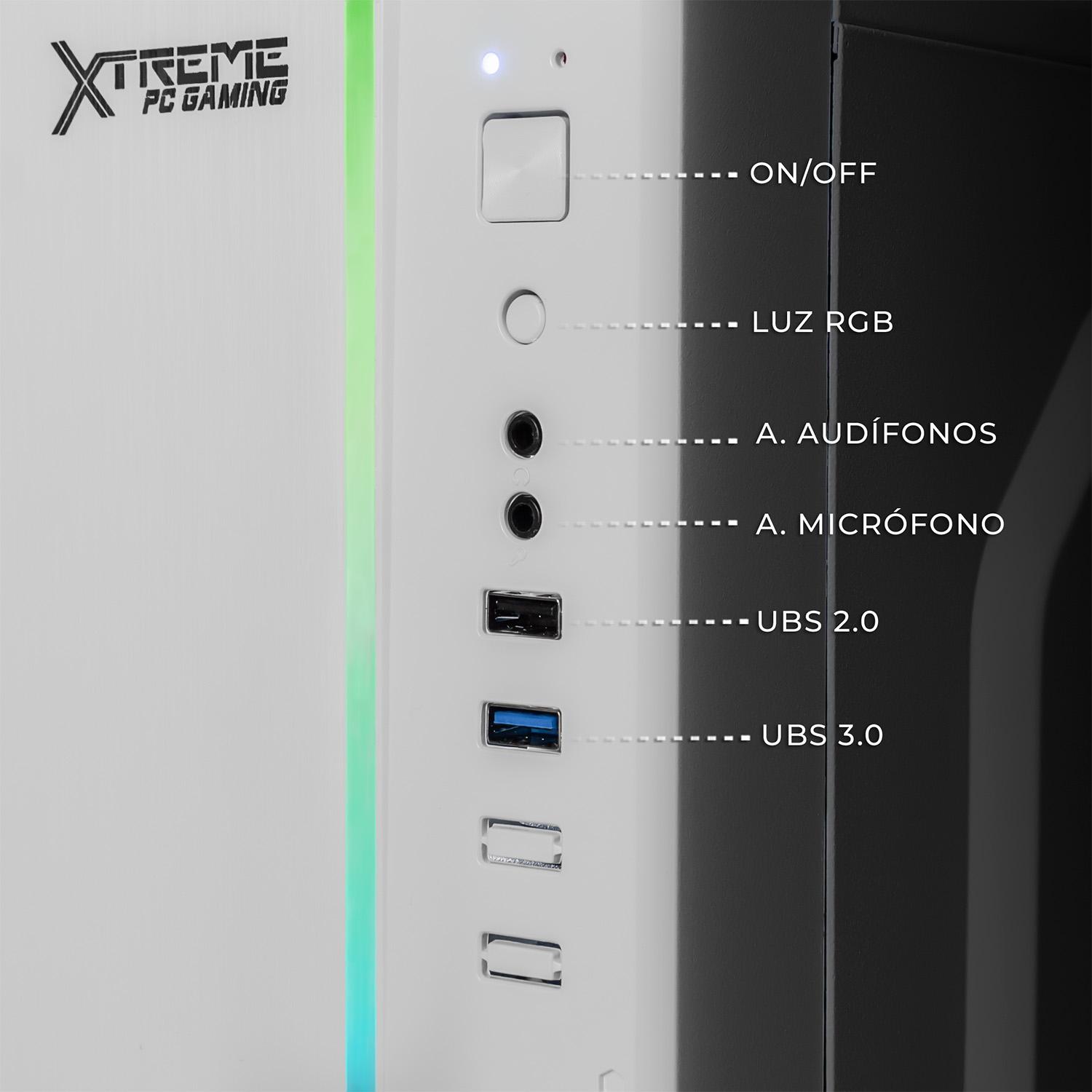 Xtreme PC Gaming Computer - Intel Core i3-10105, 16GB RAM, 500GB SSD, 23.8