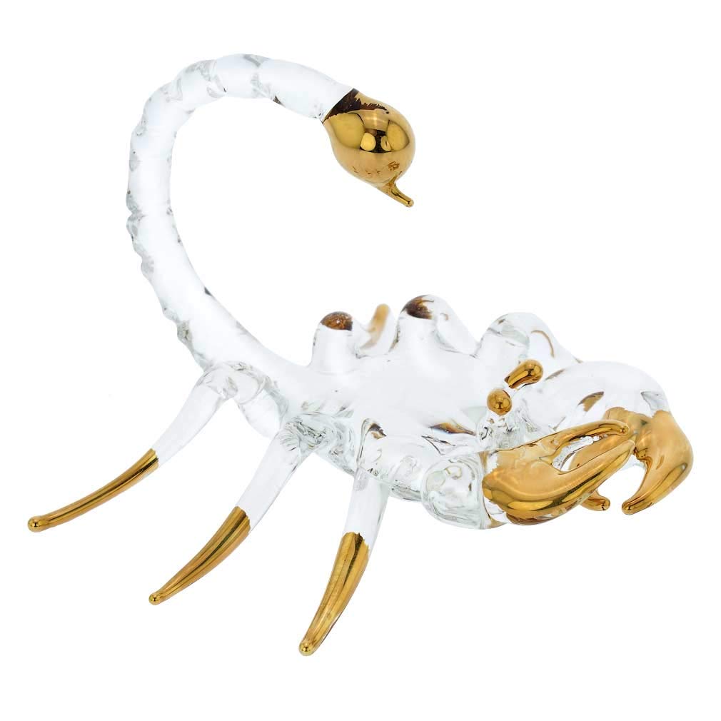 Authentic Murano Glass Scorpio Zodiac Sign from Venice - Handcrafted Italian Art for Home Decor, Gift & Astrology Enthusiasts | Perfect for Birthdays, Anniversaries & Spiritual Spaces