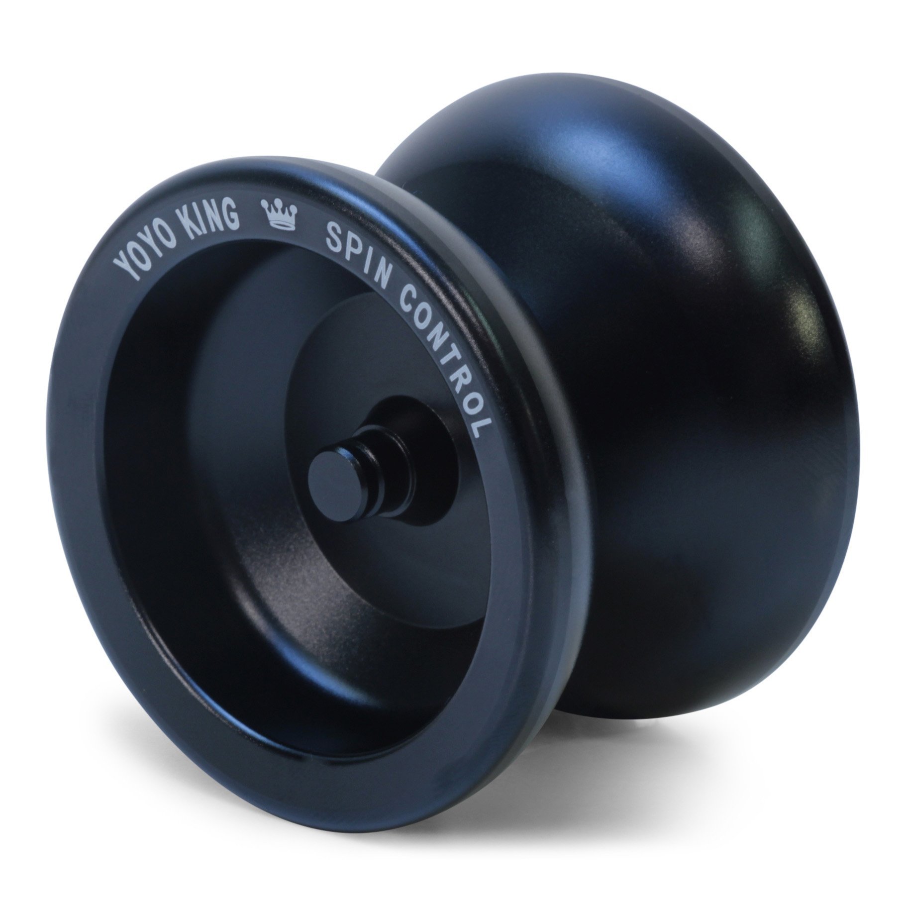 Spin Control Metal Pro Yoyo - Professional Unresponsive Yo-Yo with 5 Extra Strings for Advanced Players (Black) | Perfect for Yo-Yo Tricks, Competitions & Stress Relief