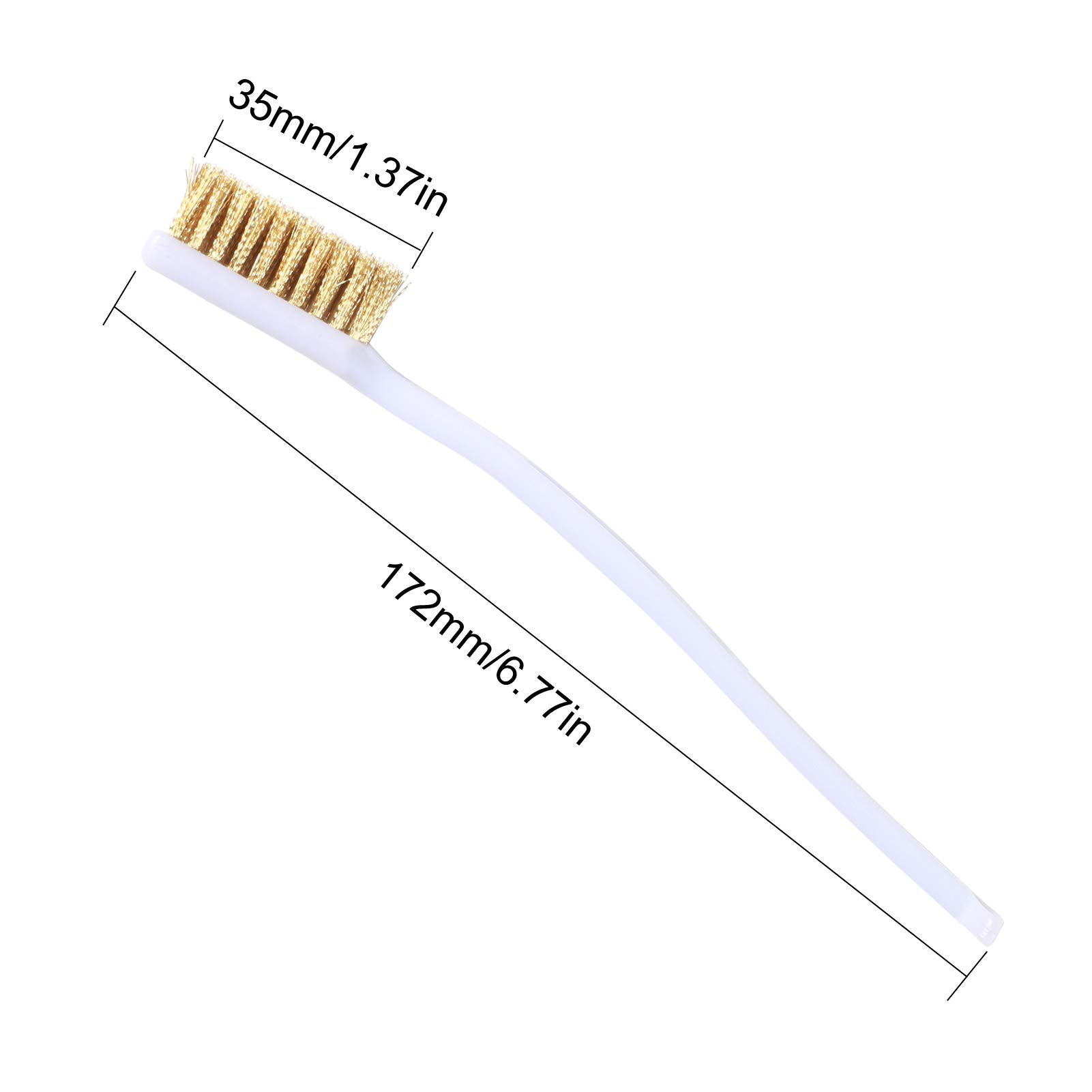 5pcs 3D Printer Nozzle Cleaner Kit - Copper Wire Brush & Toothbrush for Hot Bed Cleaning - Essential Maintenance Tool for Creality Ender 3, CR-10, Anycubic (Perfect for Removing Clogs & Residue)