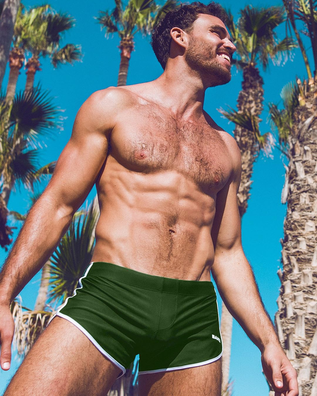 Bang Men's Swimwear - Quick-Dry Swim Shorts with Sexy Retro Fit - Perfect for Beach, Pool & Summer Vacations