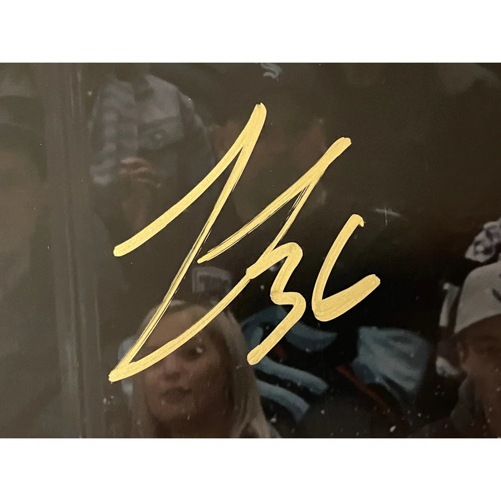 Logan Thompson Autographed Vegas Golden Knights 16x20 Photo - Signed Hockey Memorabilia with IGM COA - Perfect for Sports Fans, Collectors & Man Cave Decor