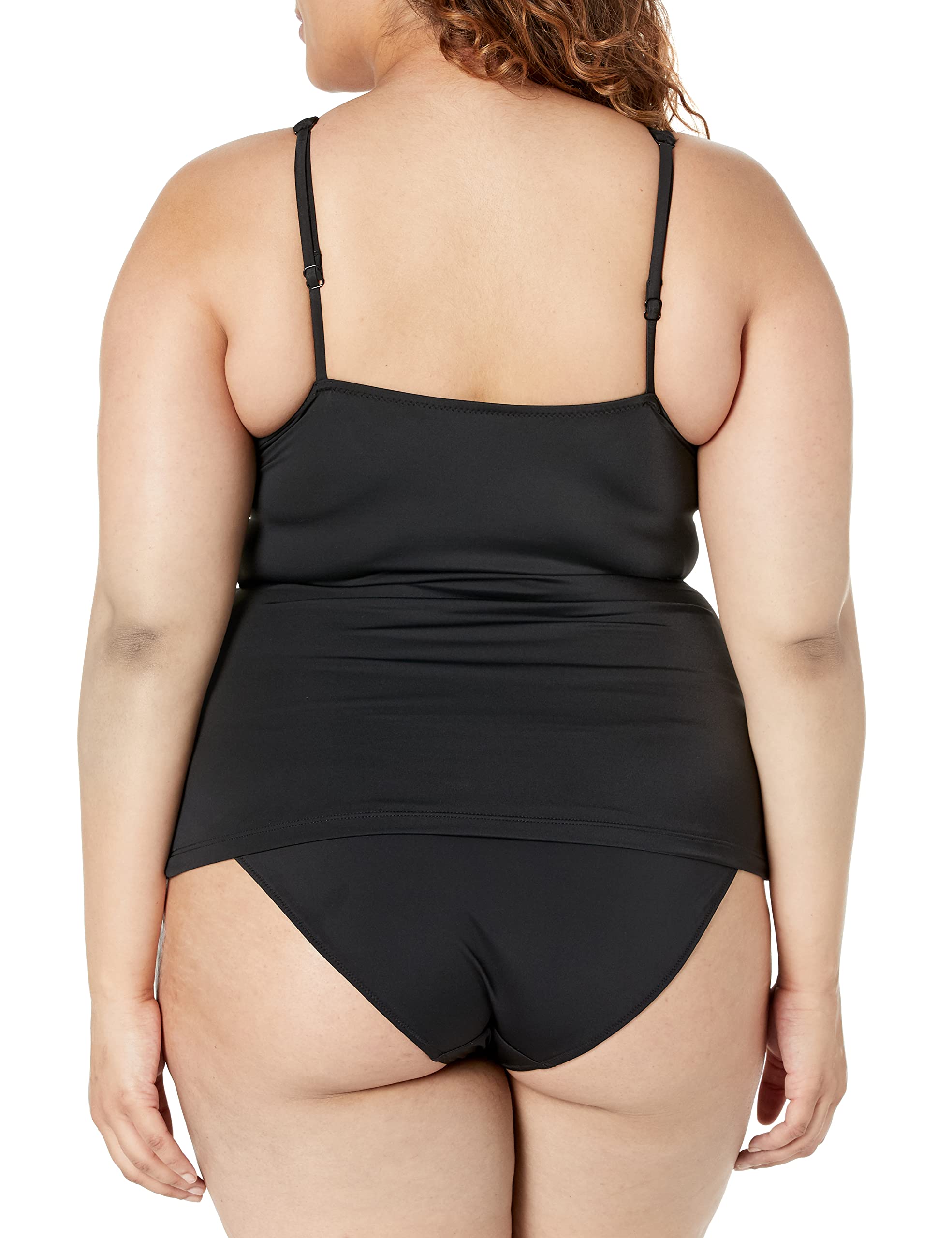 Amazon Essentials Women's Tankini Swim Top - Plus Size Swimwear for Women | Perfect for Beach Vacations, Pool Parties & Summer Getaways