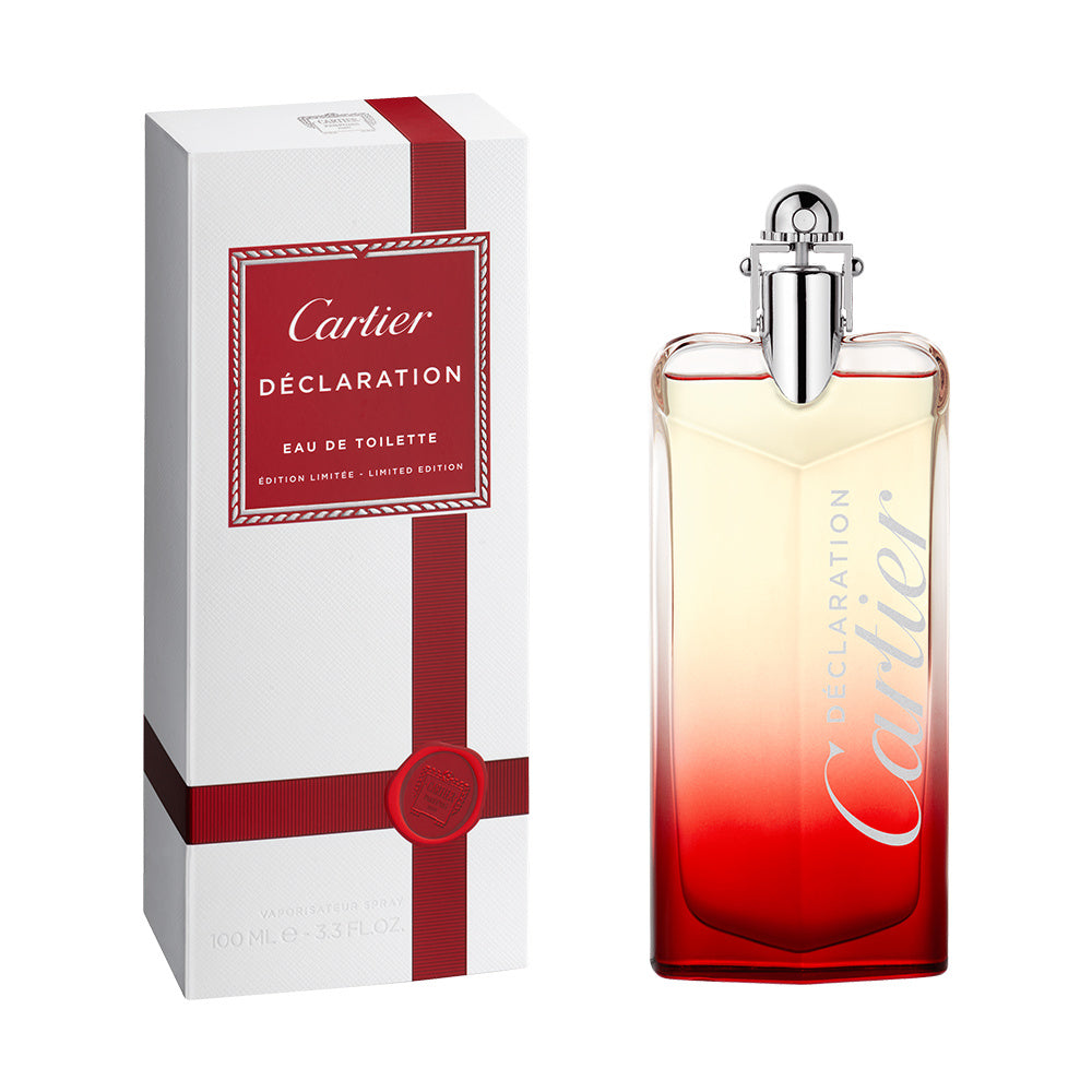 Cartier Declaration Limited Edition 100ML EDT Spray for Men - Fresh Woody Fragrance for Day & Night Wear, Office & Special Occasions
