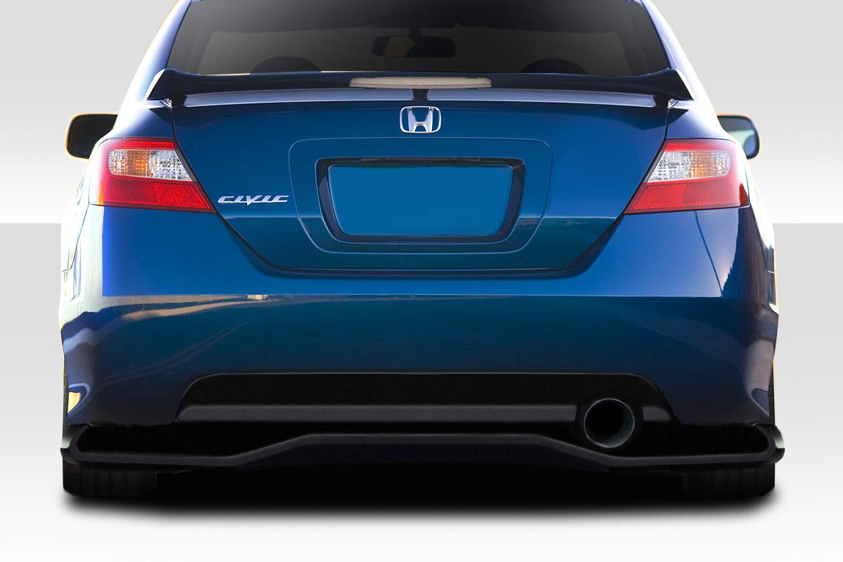 Extreme Dimensions Duraflex Rear Diffuser Replacement for 2006-2011 Honda Civic 2DR VTX - 1 Piece Performance Body Kit Upgrade - Perfect for Car Enthusiasts & Street Racing