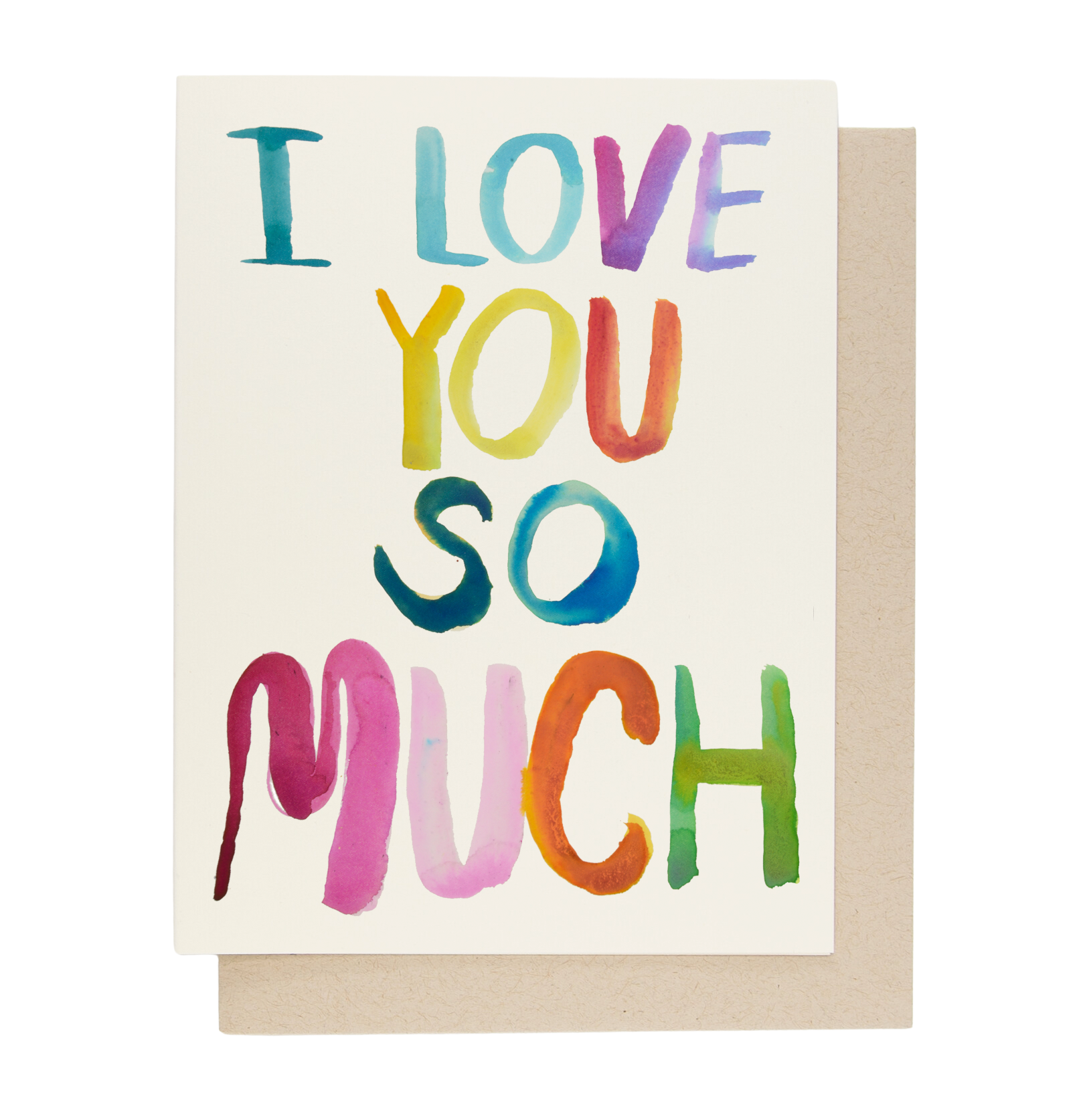 I Love You So Much Greeting Card - Romantic Love Note for Couples, Anniversaries & Valentine's Day Gifts