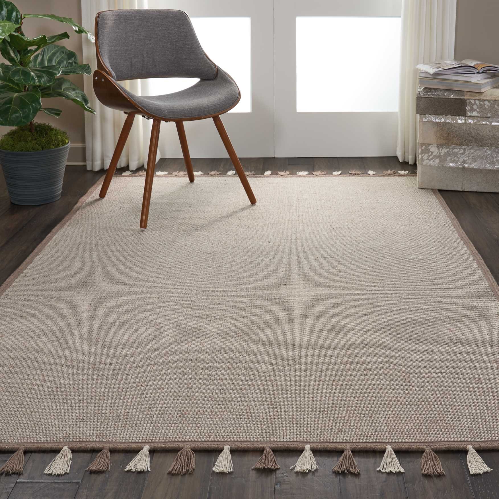 Nourison Otto Modern Taupe 5' x 7'6