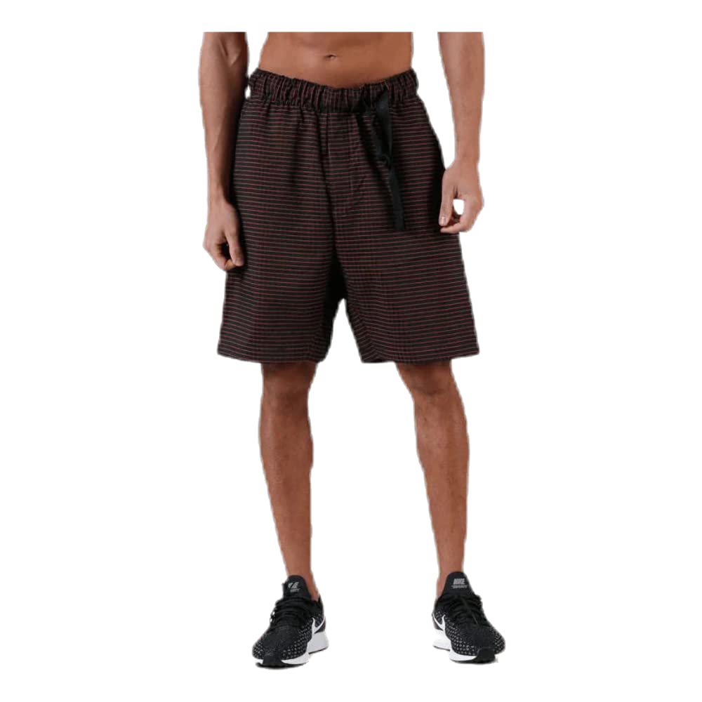 Nike Tech Pack Woven Shorts for Men - Lightweight Athletic Running Shorts with Grid Design (AR1584-060) - Size S - Perfect for Gym, Jogging & Casual Wear