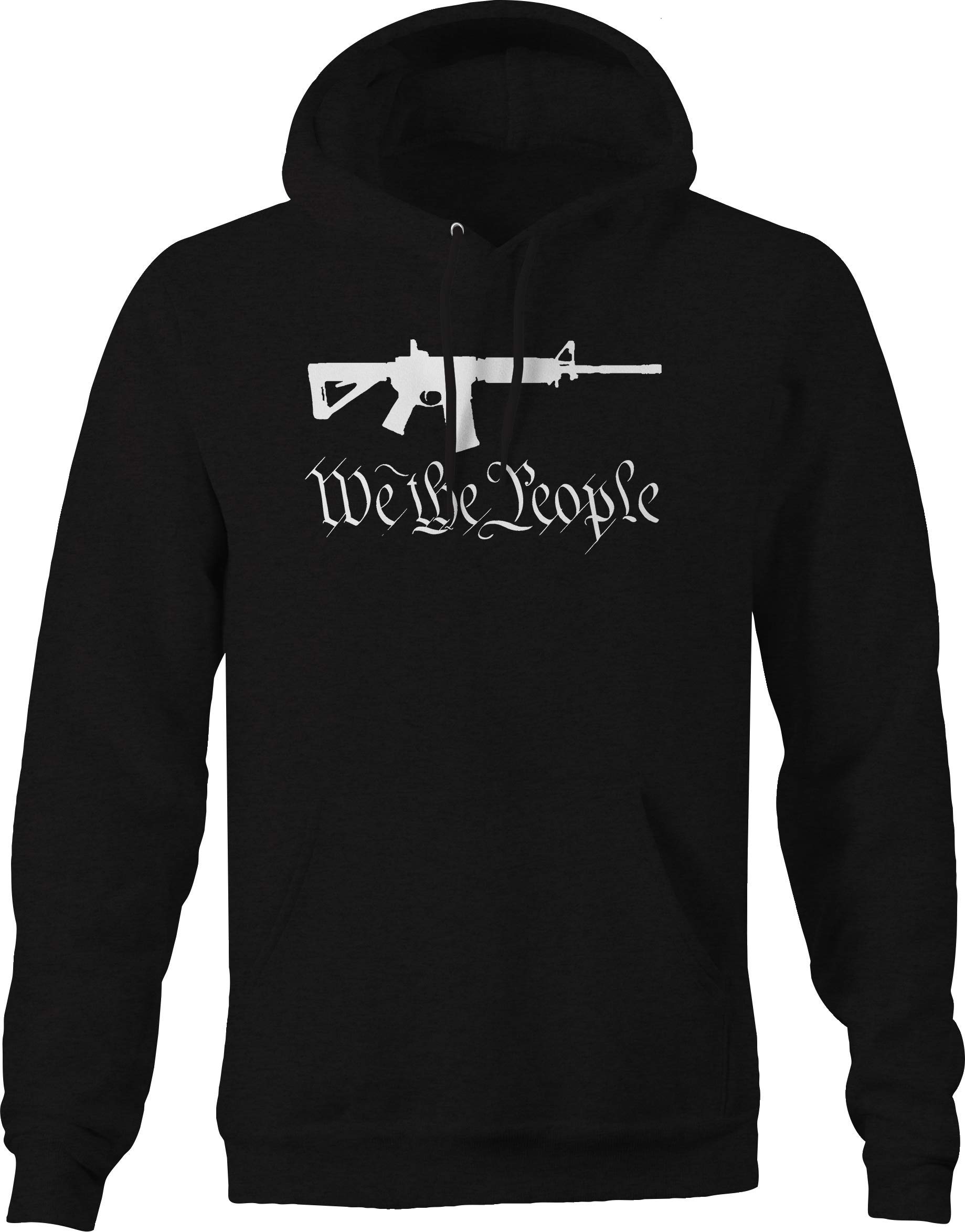 OS Outfitters We The People 2nd Amendment Gun Rights T-Shirt & Hoodie for Men - Black | Patriotic American Apparel for Shooting Range, Hunting & Political Rallies