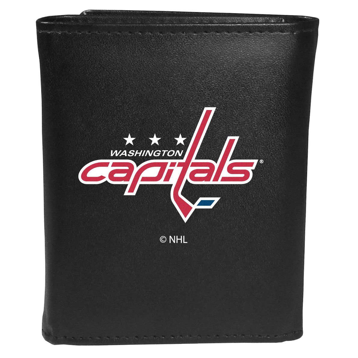NHL Unisex Tri-fold Wallet with Large Logo - Stylish & Durable for Hockey Fans - Perfect for Games, Travel, and Everyday Use