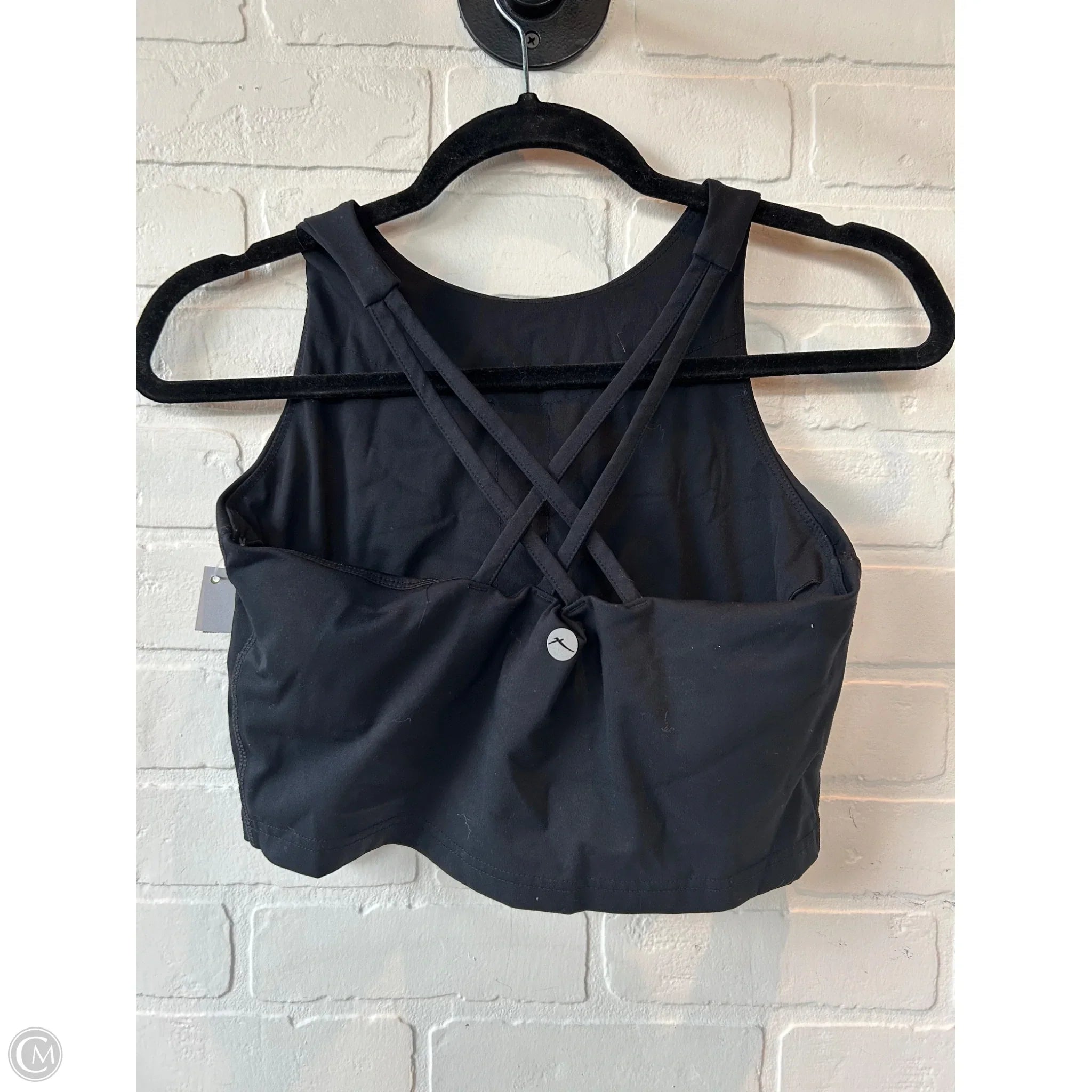 Gottex Women's Medium Black Athletic Sports Bra - High Support for Running, Yoga & Gym Workouts