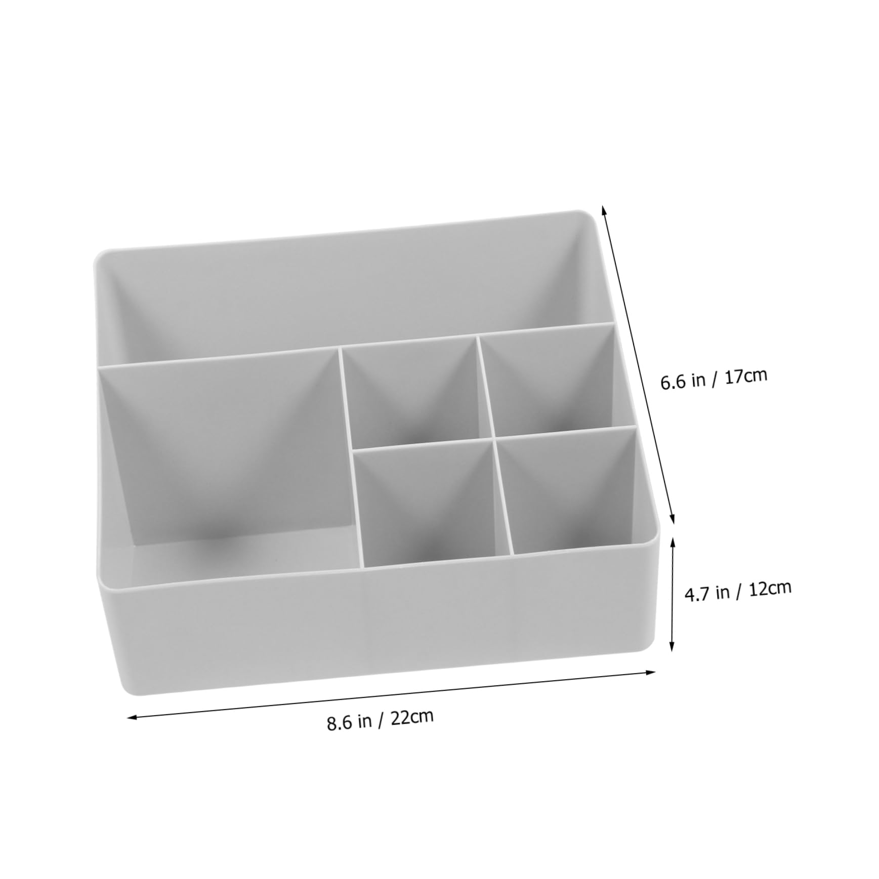 COHEALI 1-Piece Cosmetic Storage Box - Makeup Organizer with Trays for Bathroom Vanity, Desk & Office | Portable Beauty Case for Home & Travel | Perfect for Makeup Brushes, Lipsticks & Skincare Products