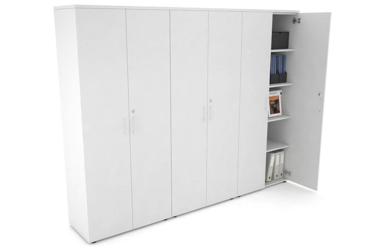 Large Storage Cabinet with Wide Doors - 94.5