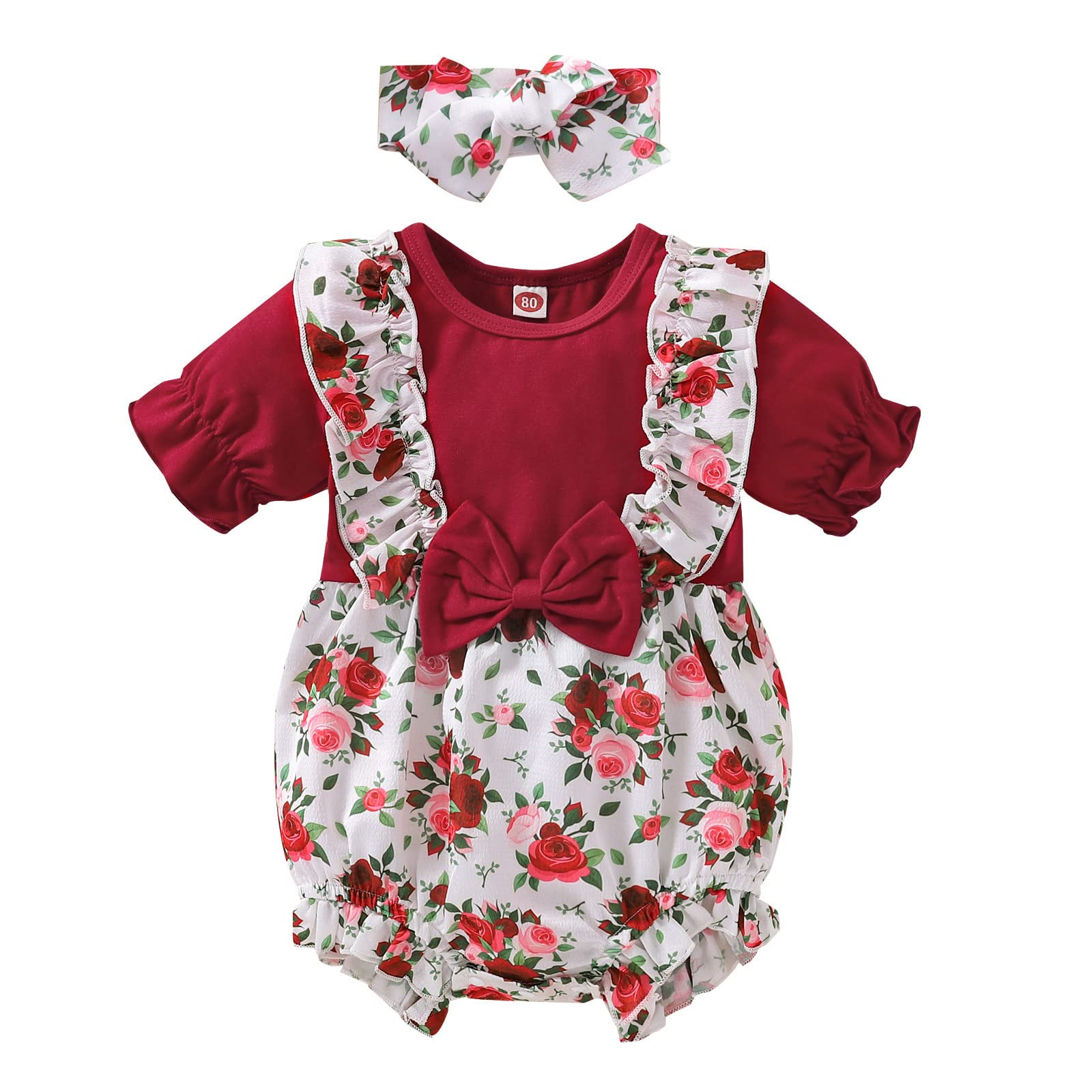 Baby Romper Outfits for Girls & Toddlers - Short Sleeve Bodysuits & Playwear - Perfect for Playdates, Daycare & Summer Adventures