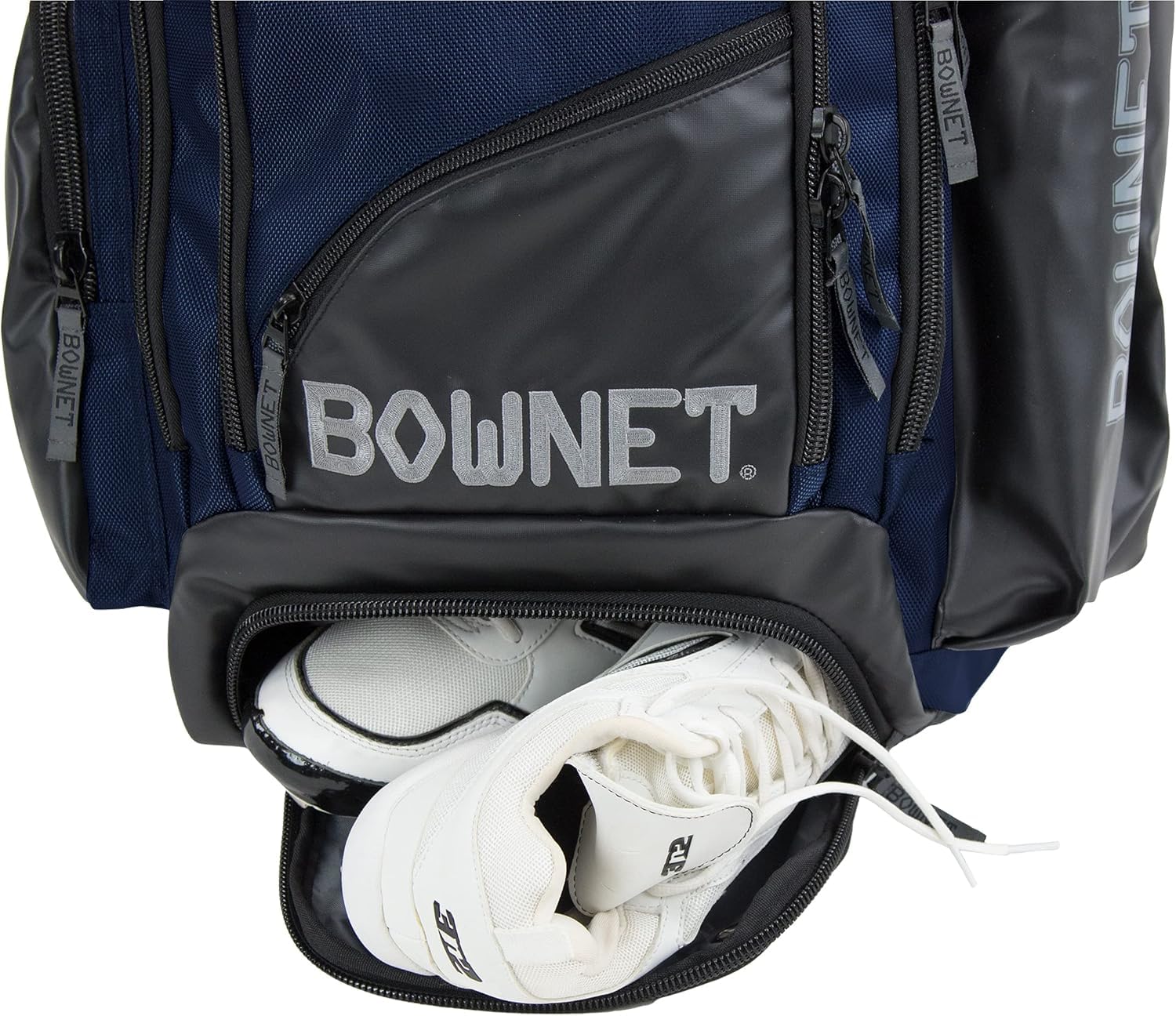 Bownet Commando Coaches Bat Bag - Baseball Backpack for Boys & Girls with Large Main Compartment - Holds 1 Fungo Bat & Water Bottle - Perfect for Youth Baseball Practice, Games & Travel