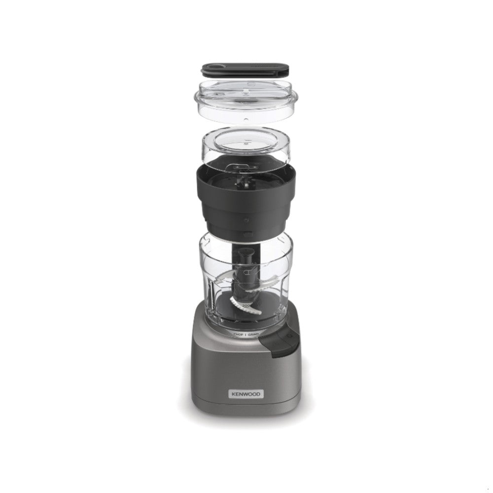 Kenwood Duo Prep 2-in-1 Food Chopper and Grinder, 800W Powerful Motor (CHP80.000SI) - Perfect for Chopping Vegetables, Grinding Spices, and Making Salsas in Your Kitchen