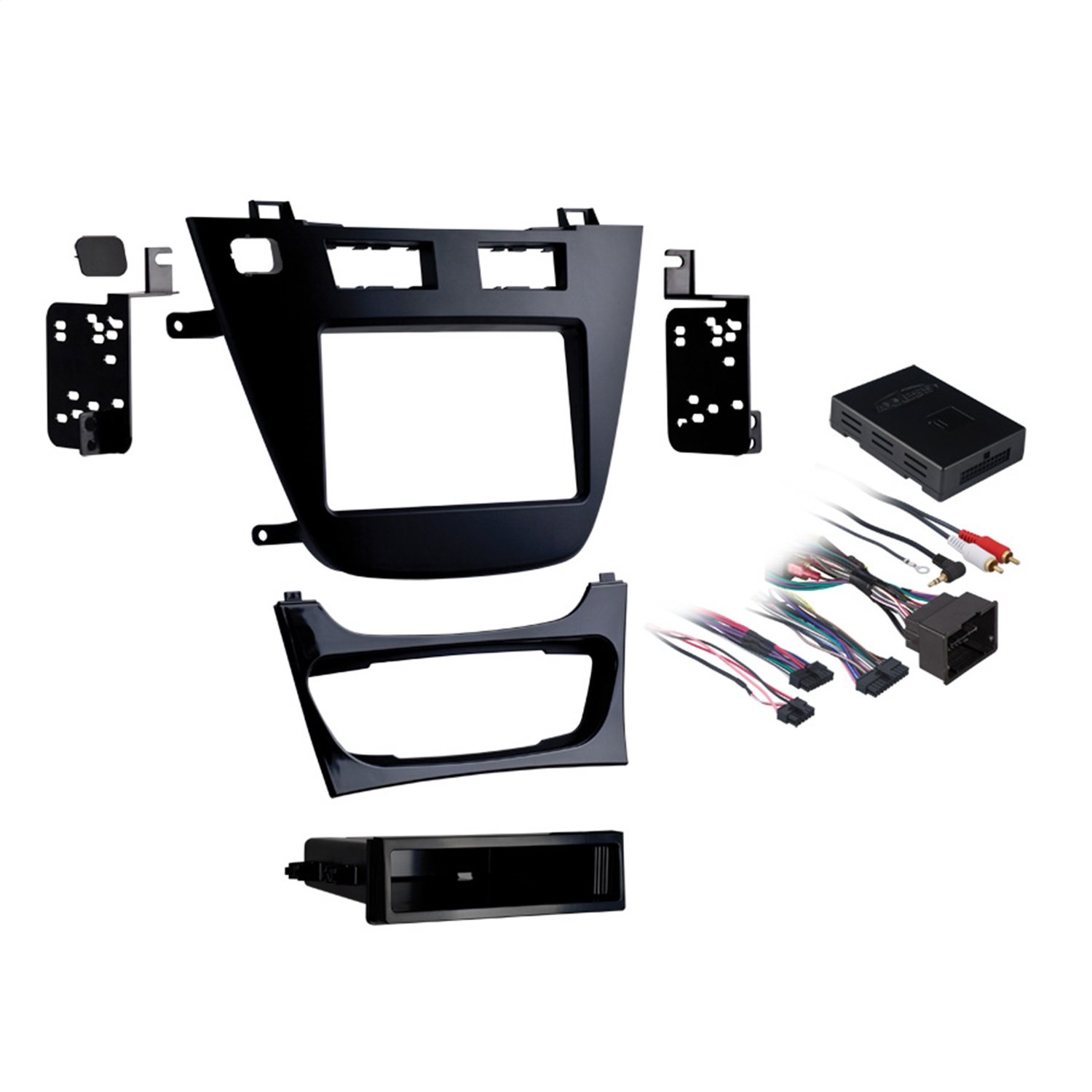 Metra Electronics 99-2023B Single/Double DIN Car Stereo Installation Kit - Compatible with 2011-2022 Buick Regal (Black) | Perfect for Aftermarket Radio Upgrades & Dash Modifications