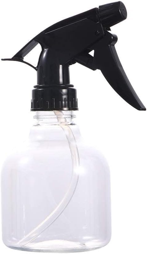 Professional Manual Water Spray Bottle for Salon & Barber - Plastic Refillable Trigger Sprayer with Fine Mist for Hair Styling, Alcohol Disinfection & Plant Misting - Perfect for Hairstylists, Gardeners & Home Cleaning