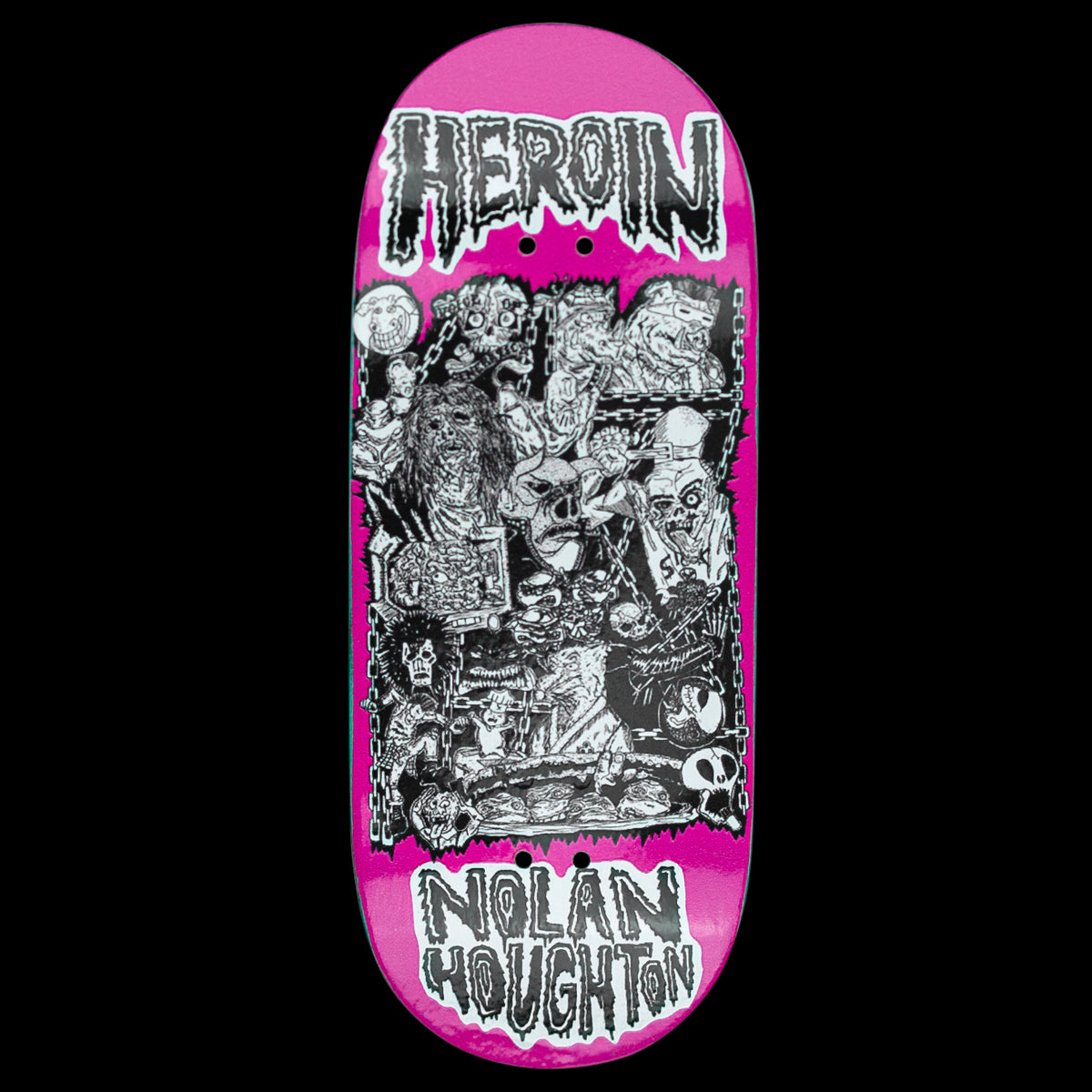 Maple Labs Professional Fingerboard Deck - Nolan Houghton Edition | Perfect for Skateboard Tricks, Collecting & Gifts for Skate Enthusiasts