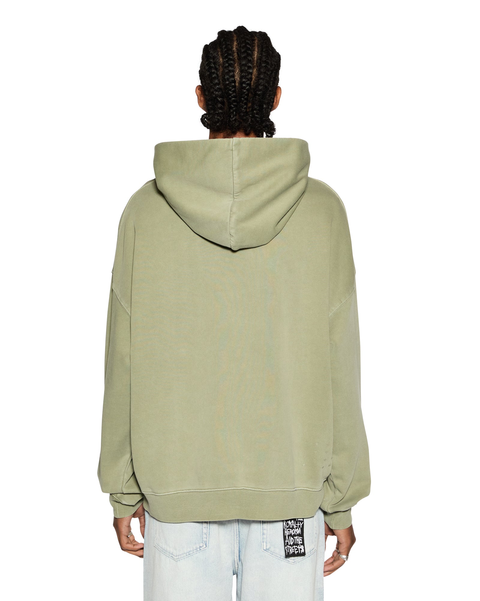 SOTT EKCESS HOODIE MOSS - Premium Cotton Zip Up Hooded Sweatshirt for Men & Women | Cozy Casual Wear for Outdoor Activities, Gym & Street Style