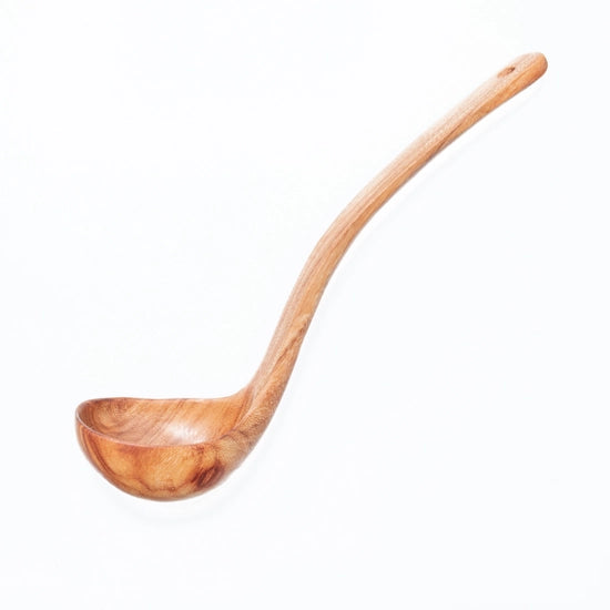 Hand Carved Macawood Ladle - Natural Wooden Spoon for Cooking & Serving - Perfect for Soups, Stews & Kitchen Decor