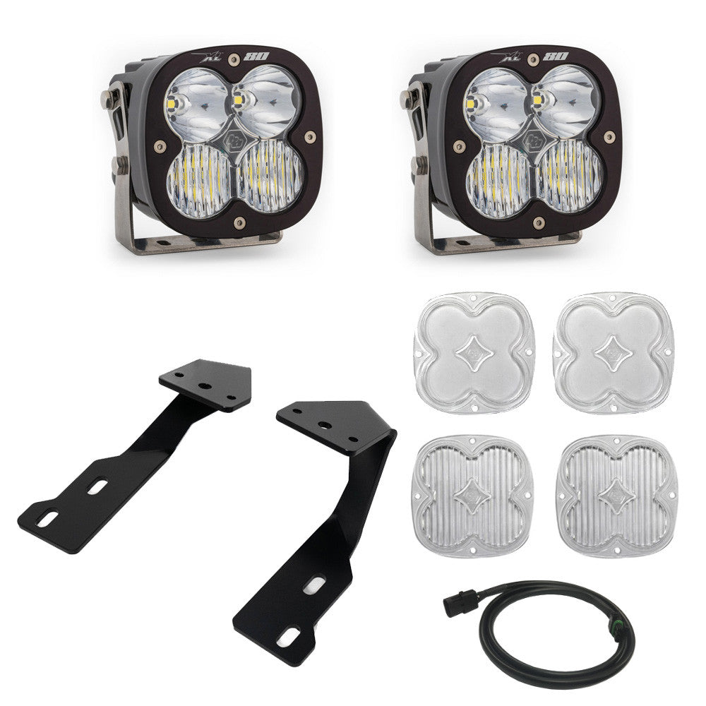 Baja Designs XL 80 A-Pillar Light Kit for Mercedes Sprinter 2019 & Newer - Off-Road LED Driving Lights for Adventure & Night Visibility